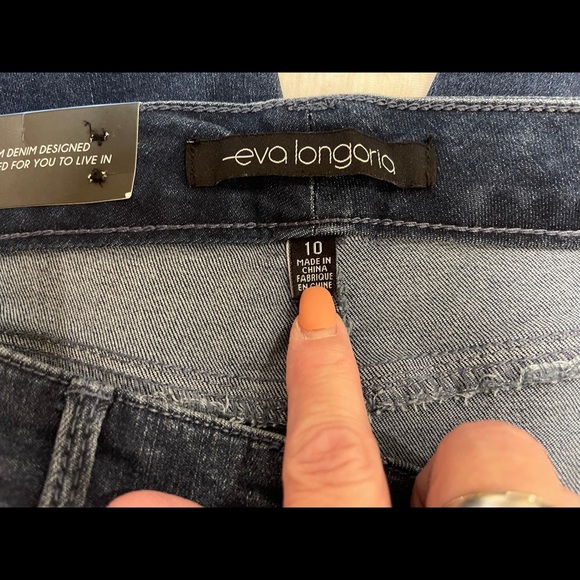 New w/Tags Eva Longoria Skinny High Rise Jeans 10 - Picture 8 of 12